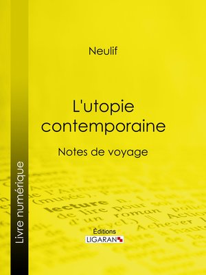 cover image of L'utopie contemporaine